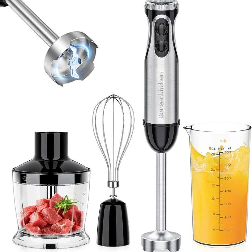 Bonsenkitchen 4-in-1 Immersion Blender