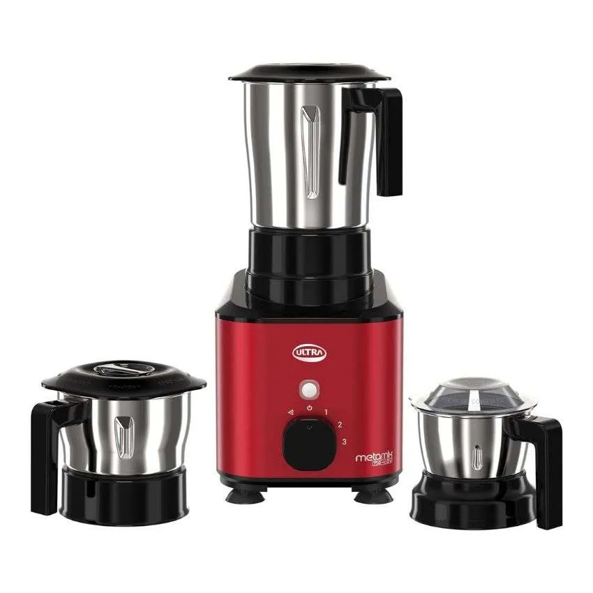 Ultra Metamix 3-Jar Metal Body Mixer Grinder IMG